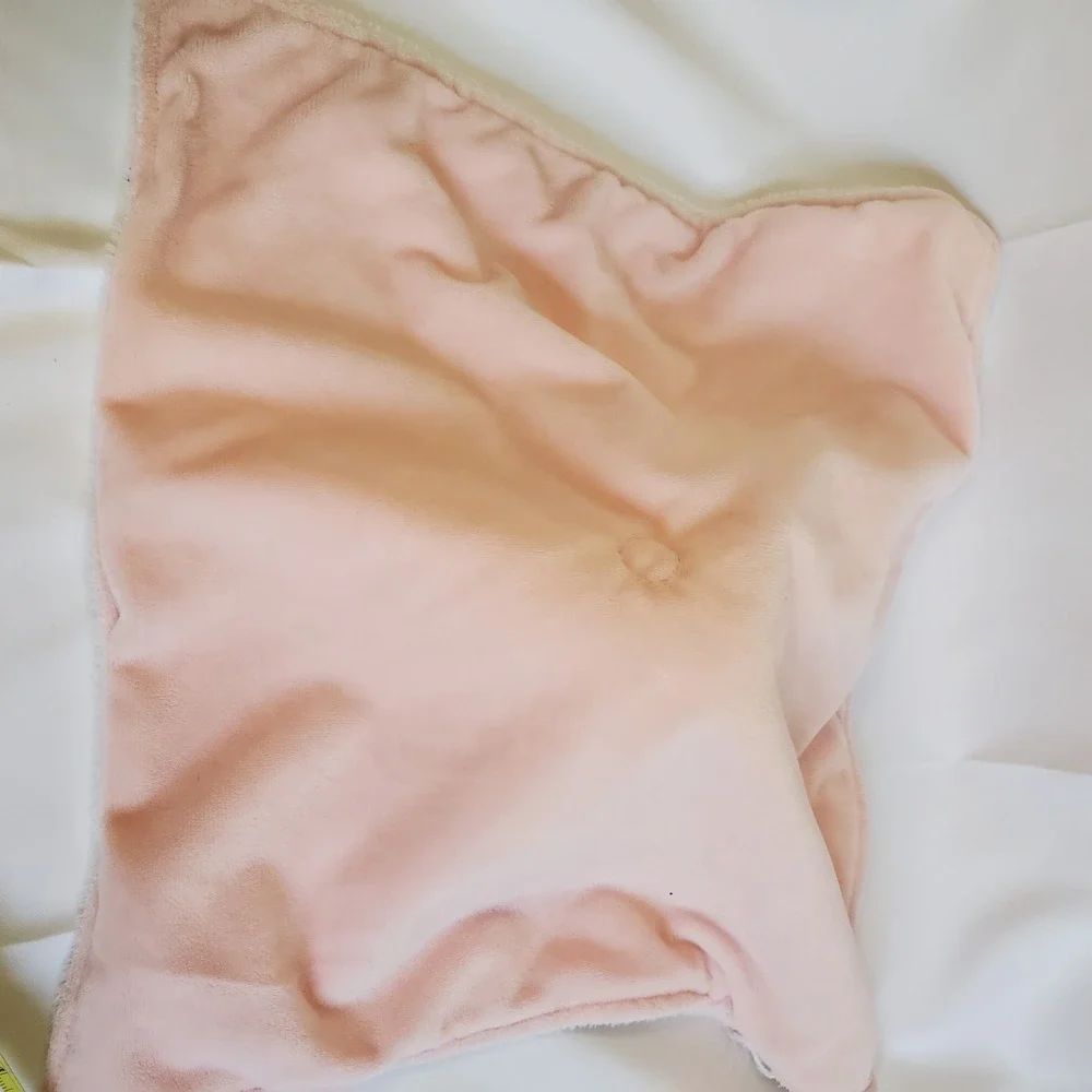 Carters Unicorn Lovey Pink and White with Silver Horn Soft‎ Security Blanket Toy